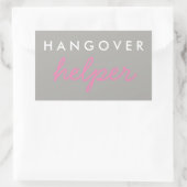 Hangover Helper Wedding Bachelorette Favor Sticker (Tas)