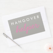 Hangover Helper Wedding Bachelorette Favor Sticker (Envelop)