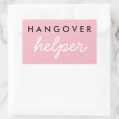 Hangover Helper Wedding Bachelorette Favor Sticker (Tas)