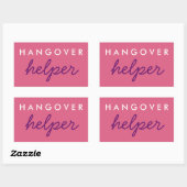Hangover Helper Wedding Bachelorette Favor Sticker (Vel)