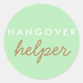 Hangover Helper Wedding Bachelorette Favor Sticker