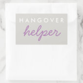 Hangover Helper Wedding Bachelorette Favor Sticker (Tas)