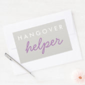 Hangover Helper Wedding Bachelorette Favor Sticker (Envelop)