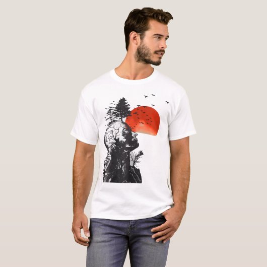 Hangover Human Tree Graphic T-shirt (Voorkant volledig)