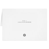 Hangover-Kaart met White Lhasa Dog (Achterkant Horizontaal)