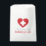 HANGOVER Kit Persoonlijke gunsttassen Bedankzakje<br><div class="desc">Hangover Kit Favor Bags. Geschikt voor Wedding,  Bachelorette of Bachelor Party. Aanpassen met naam en datum.</div>