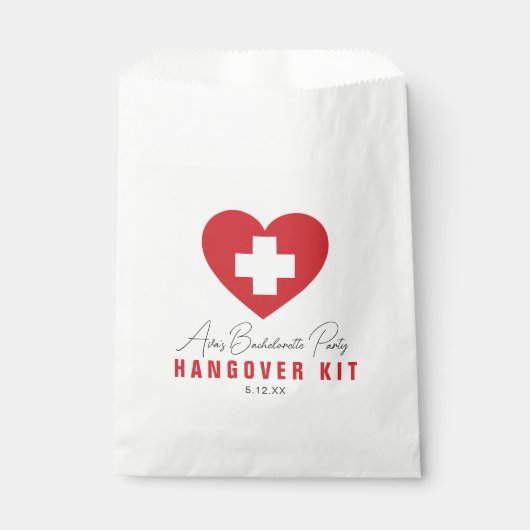 HANGOVER Kit Persoonlijke gunsttassen Bedankzakje (Voorkant)