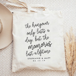 Hangover Memories Funny Wedding Favoriet Tote Bag
