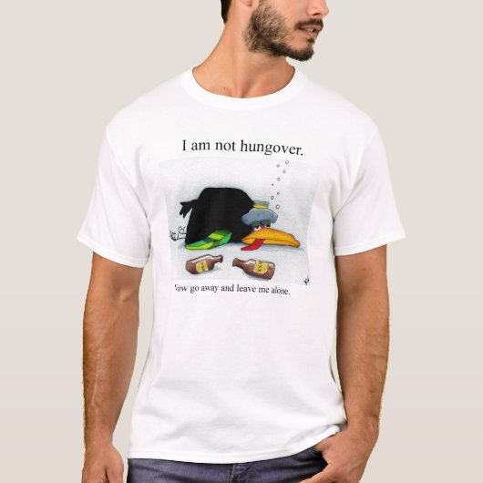 Hangover-ontkenning shirt (Voorkant)