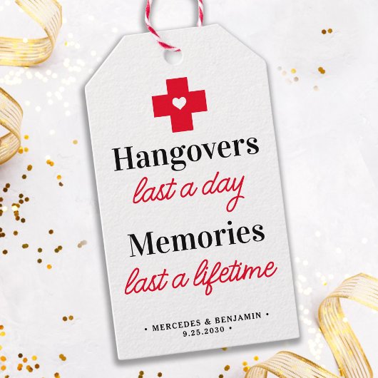 Hangover Recovery Kit Personalized Wedding Favor Cadeaulabel