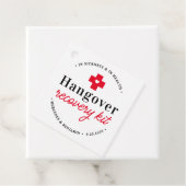 Hangover Recovery Kit Personalized Wedding Party Bedankjes Labels (In situ)