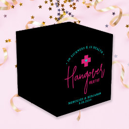 Hangover Relief Kit Hot Pink Aangepast huwelijk Bedankdoosjes