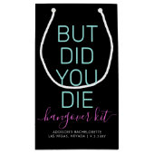 Hangover Relief Kit Neon Black Gepersonaliseerd Klein Cadeauzakje (Achterkant)