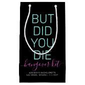 Hangover Relief Kit Neon Black Gepersonaliseerd Klein Cadeauzakje (Voorkant)