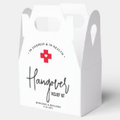 Hangover Relief Kit Personalized Wedding Bedankdoosjes (Geopend)