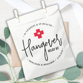 Hangover Relief Kit Personalized Wedding Bedankzakje