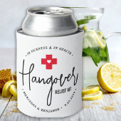 Hangover Relief Kit Personalized Wedding Favor Blikjeskoeler