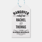 Hangover Relief Kit | Weddenschap-terugvorderingsv Cadeaulabel (Voorkant)