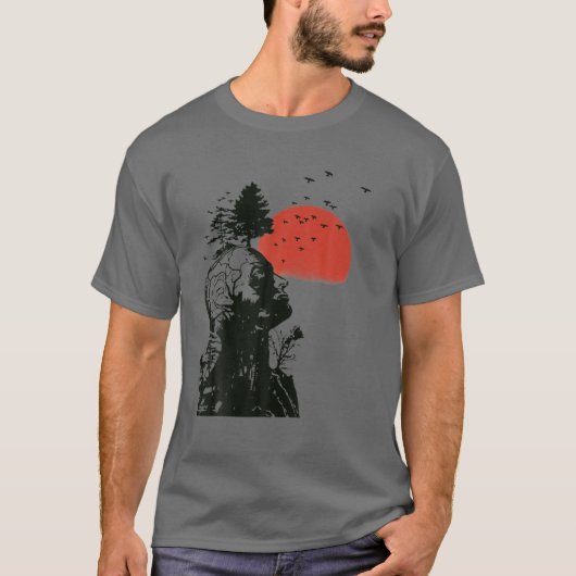 Hangovers Alans Mannen Tree Halloween voor mannen T-shirt (Voorkant)