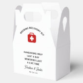 Hangovers Alleen Last Å Day Wedding Hangover Kit Bedankdoosjes (Geopend)