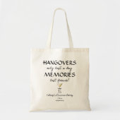 Hangovers & Herinneringen Ontrouw Echtscheiding Tote Bag (Voorkant)