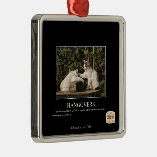 Hangovers Metalen Ornament (Rechts)