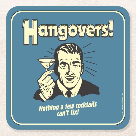Hangovers: Nothing Cocktail Can't Fix Kartonnen Onderzetters (Voorkant)