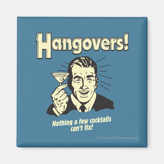 Hangovers: Nothing Cocktail Can't Fix Magneet (Voorkant)