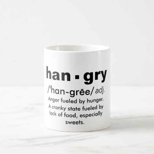 "hangry"-definitie koffie-mok koffiemok (Center)