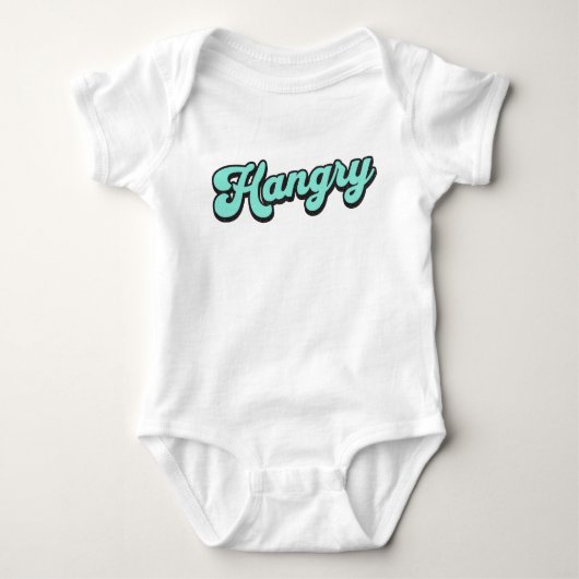 Hangry Funny Hungry Romper (Voorkant)