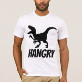 HANGRY (HONGER/BOOS) Grappige T-shirts (Voorkant)