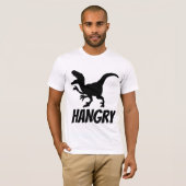 HANGRY (HONGER/BOOS) Grappige T-shirts (Voorkant volledig)