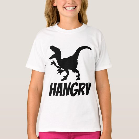 HANGRY (HUNGRY/ANGRY) Grappige Kinder T-shirts (Voorkant)