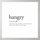 Hangry Poster (Voorkant)
