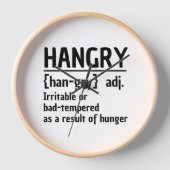 Hangry Prikkelbaar of slecht getemperd vanwege hon (Voorkant)