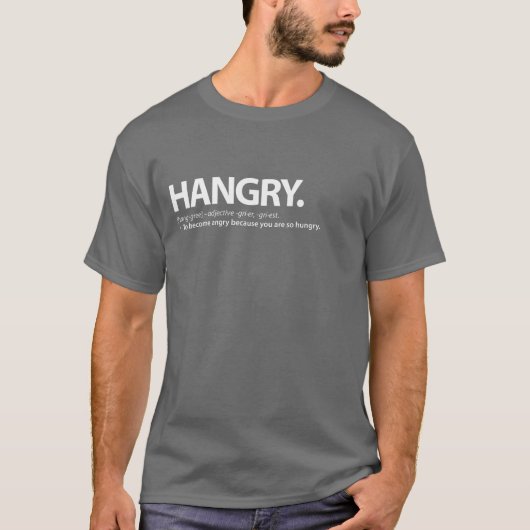 HANGRY T-SHIRT (Voorkant)