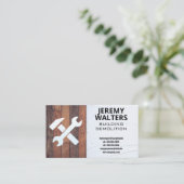 Hangsleutel Gereedschap | timmerwerk Visitekaartje (Staand voorkant)