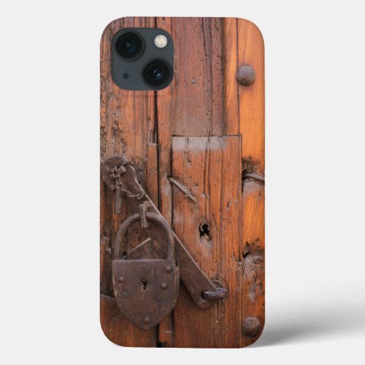 Hangslot op houten deur Case-Mate iPhone case (Achterkant)