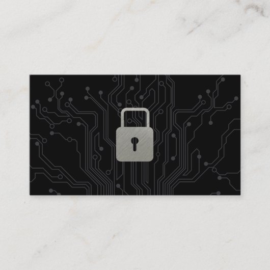 Hangslot | Printplaat II Visitekaartje (Voorkant)