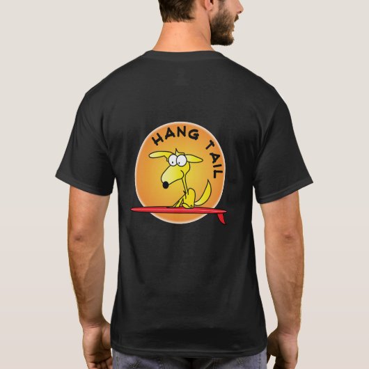 Hangtail Mannen Grote Kibble Tech Tee Shirt (Achterkant)