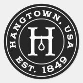 Hangtown USA Sticker (Est 1849) (Voorkant)
