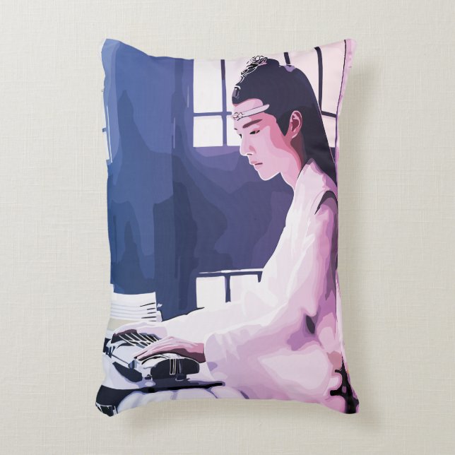 Hanguang Jun Lan Wangji De ongetemde MDZS Accent Kussen (Voorkant(Verticaal))