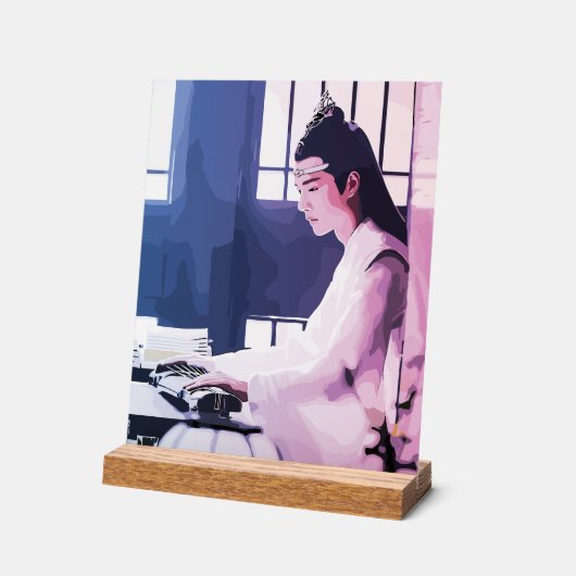 Hanguang Jun Lan Wangji De ongetemde MDZS Acryl Bord (Hoek)