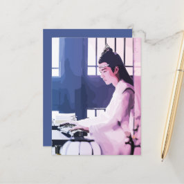 Hanguang Jun Lan Wangji Het Ontemde Briefkaart