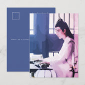 Hanguang Jun Lan Wangji Het Ontemde Briefkaart (Voorkant / Achterkant)