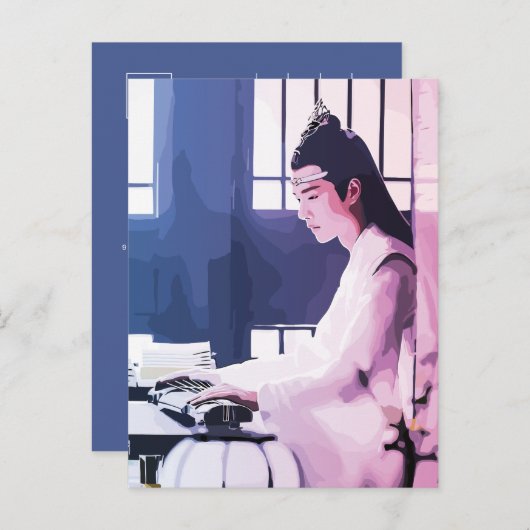 Hanguang Jun Lan Wangji Het Ontemde Briefkaart (Voorkant / Achterkant)