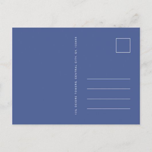 Hanguang Jun Lan Wangji Het Ontemde Briefkaart (Achterkant)