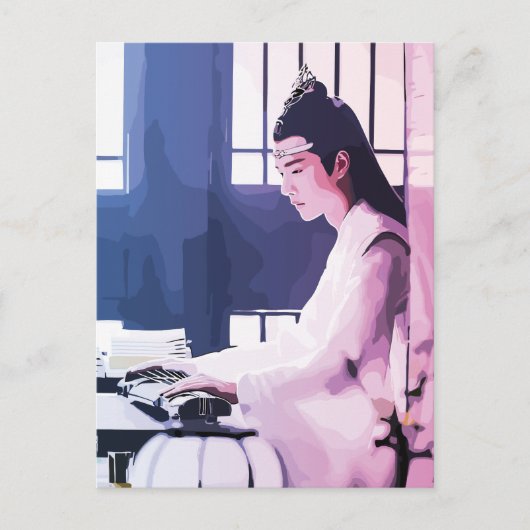Hanguang Jun Lan Wangji Het Ontemde Briefkaart (Voorkant)