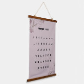 Hangul / 한글 hangend wandkleed (Gebogen)