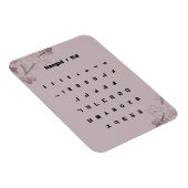 Hangul / 한글 magneet (Rechterzijde)